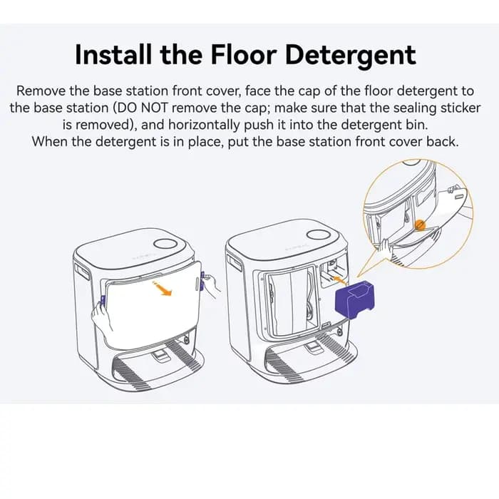 Détergent pour sols Narwal original pour aspirateur robot et accessoires de nettoyage Freo Z Ultra/Freo Z10/Freo Z10 Ultra (580 ml)