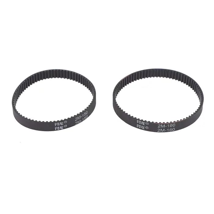 Accessoire pour aspirateur-2 pièces 2M/2GT 140-180mm courroie d'entraînement de synchronisation périmétrique
