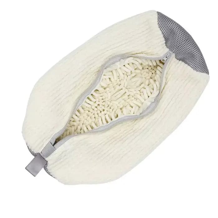 Fibre Fluffy 360 ° Sac de lavage de chaussures Surround Cleaning - Sac à linge réutilisable