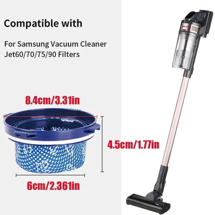 Filtres HEPA pour aspirateur Samsung Jet 60 / Jet 70 / Jet 75 / Jet 75+ / Jet 90