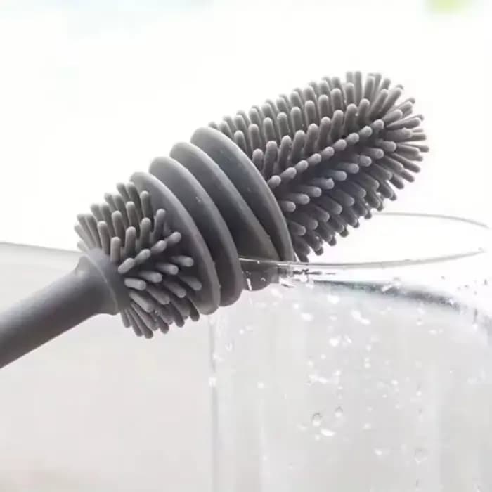Brosse de nettoyage de verre de bouteille de boisson à Long manche de 28cm