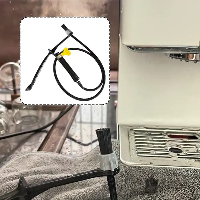 Brosse de nettoyage à la vapeur pour machine à expresso