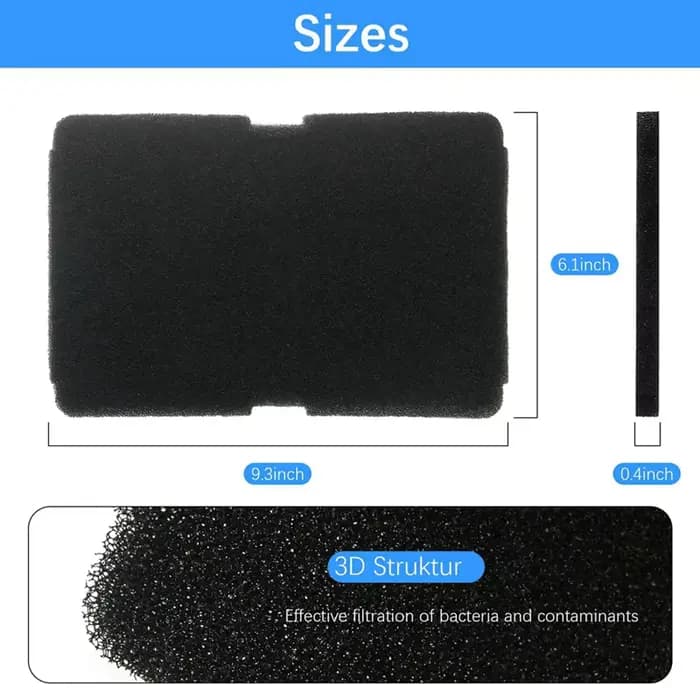 Éponge noire pour sèche-linge