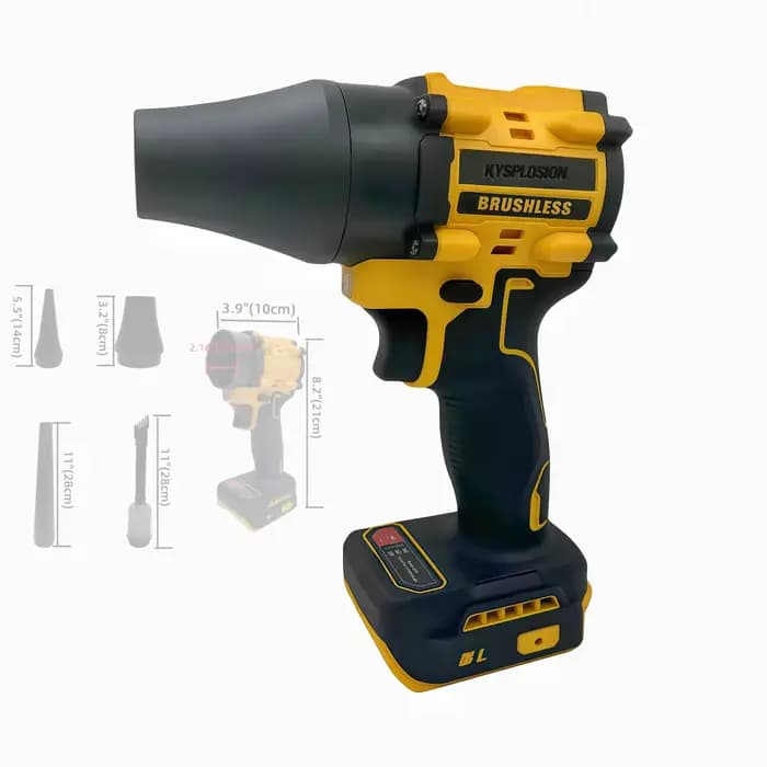 Pour DeWALT 20V batterie sans brosse aspirateur sans fil souffleur plumeau d'air 2 en 1 portable tapis de sol voiture outil électrique
