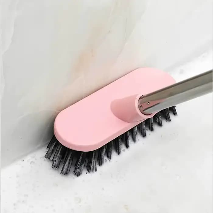 La brosse de toilette à long manche est idéale pour nettoyer la salle de bain. Sa poils robustes éliminent efficacement les taches tenaces