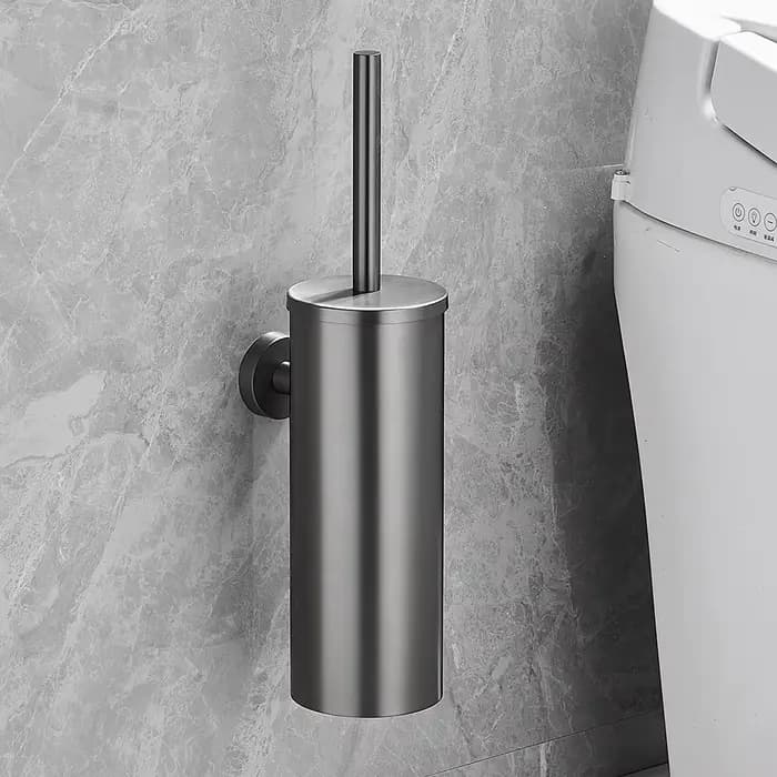 Porte-brosse de toilette en acier inoxydable