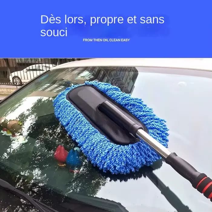Kit de vadrouille de brosse de lavage de voiture en microcarence