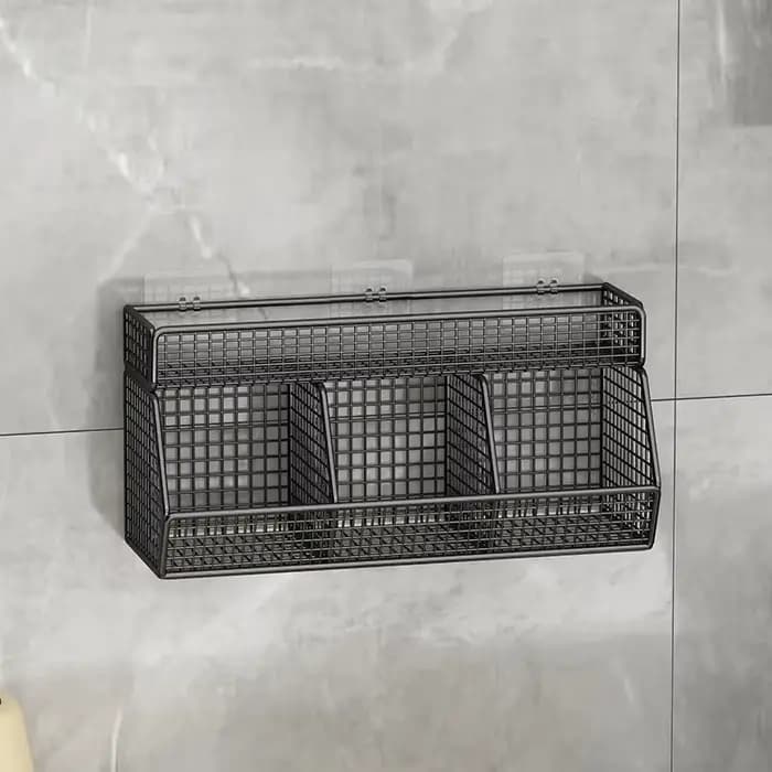 Étagère de rangement de cuisine à trois compartiments