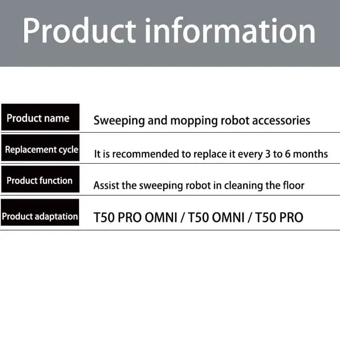 ECOVACS T50 PRO OMNI /T50 PRO / T50