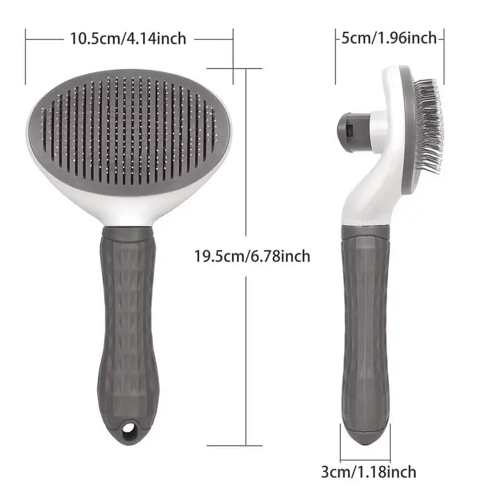 Brosse autonettoyante pour animaux de compagnie, peigne pour chiens et chats, accessoire de toilettage pour chiots et chatons