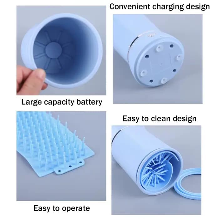 Lave-pattes de chien Portable
