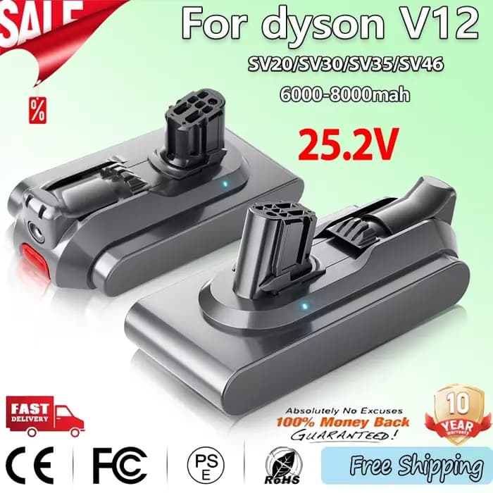 Batterie 25.2V pour aspirateur Dyson V12