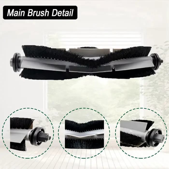 Kit d'accessoires WCS-19 pièces pour aspirateur Robot AIRROBO T20 +: brosse principale