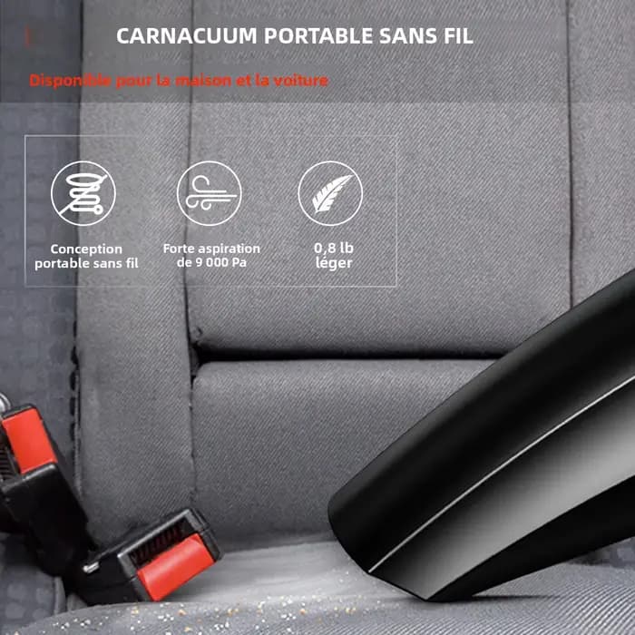 Mini aspirateur de voiture Portable filaire