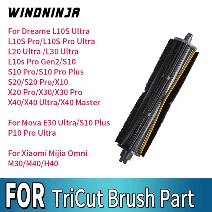 Pièce de brosse TriCut pour aspirateur Dreame X10 X20 Pro L10S Uitra L20 Ultra