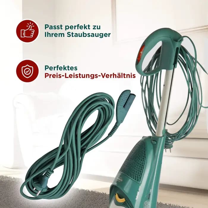 Câble de connexion du cordon d'alimentation utilisé pour remplacer l'aspirateur Vorwerk Kobold
