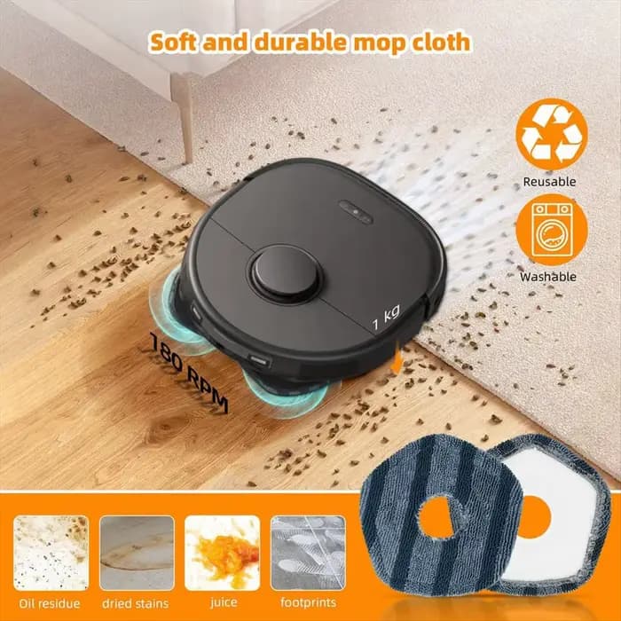 Précis-paquet de 22 accessoires pour aspirateur Robot Eufy X10 Pro Omni: brosses