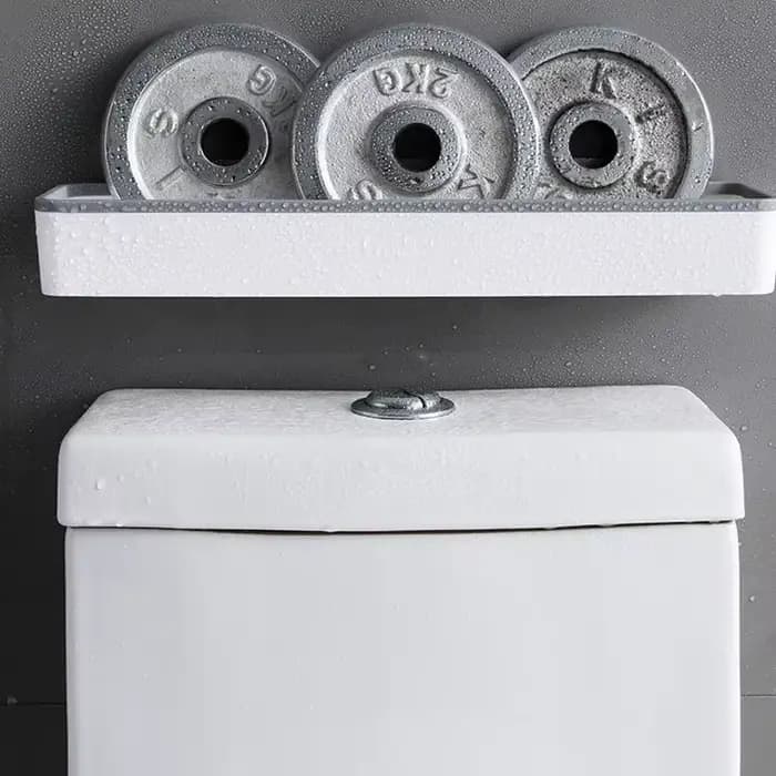 Armoire de rangement murale suspendue pour toilettes