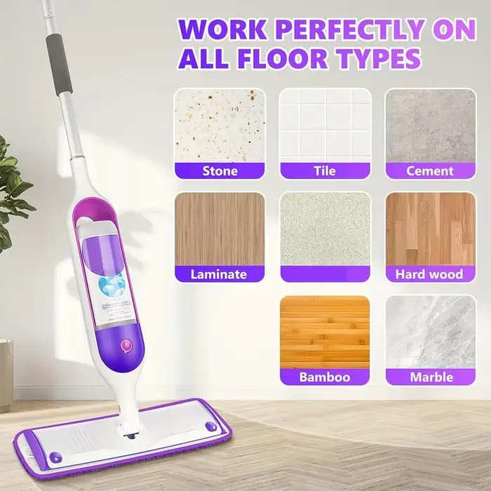 Nettoyage puissant avec tampons à Jet humide Swiffer