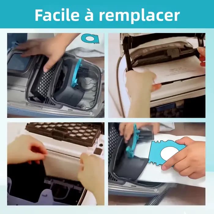HOME TIMES Filtres de remplacement pour aspirateur Miele Guard M1