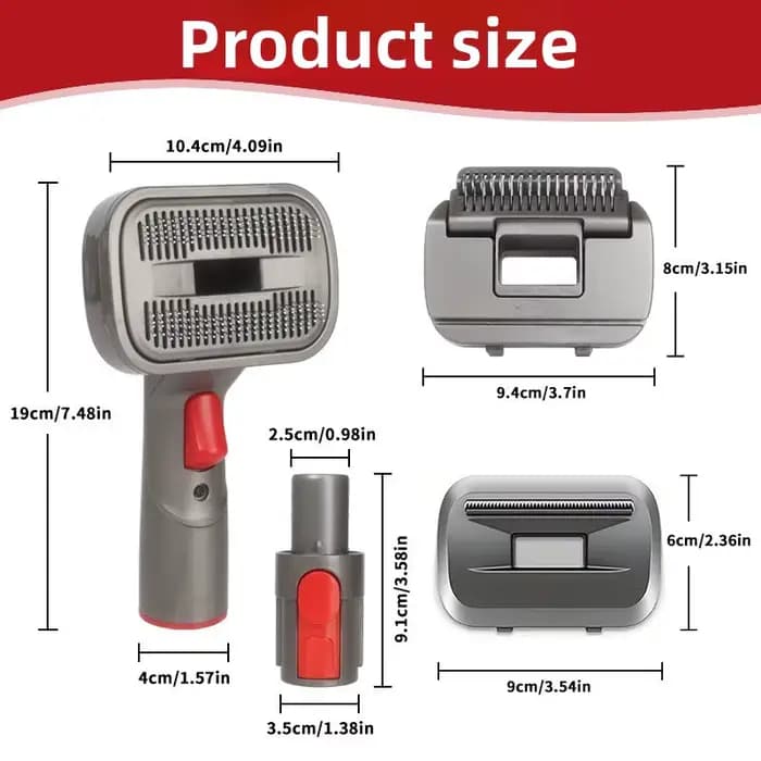 Brosse de toilettage pour animaux de compagnie Dyson V6-V15 - Accessoire d'élimination des poils d'animaux pour aspirateurs