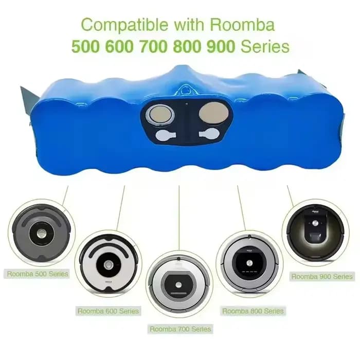 14.4V pour iRobot Roomba batterie 500 600 700 800 900 série 510 530 550 650 770 780 790 870 880 960 980