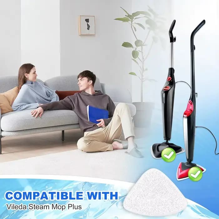 Housses de Rechange pour Nettoyeur à vapeur Vileda Steam Mop
