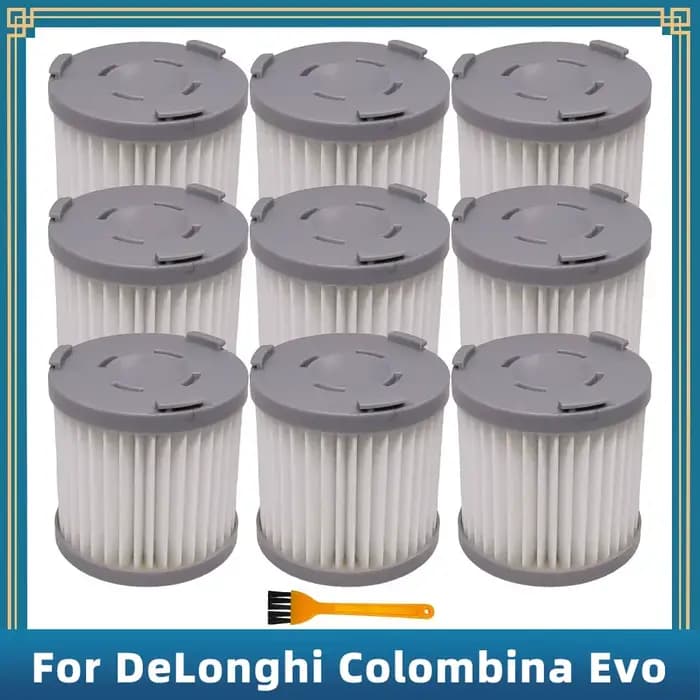 Filtre Hepa Compatible pour DeLonghi Colombina Evo XLM353 XLM355 XLM403 XLM405 XLM407 XLM408 XLM409