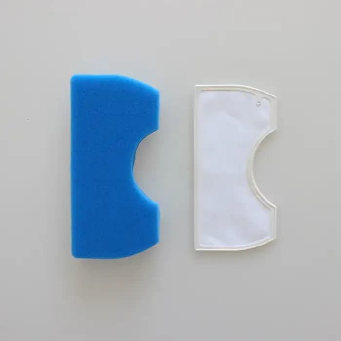 1 ensemble de filtre éponge bleu + 1