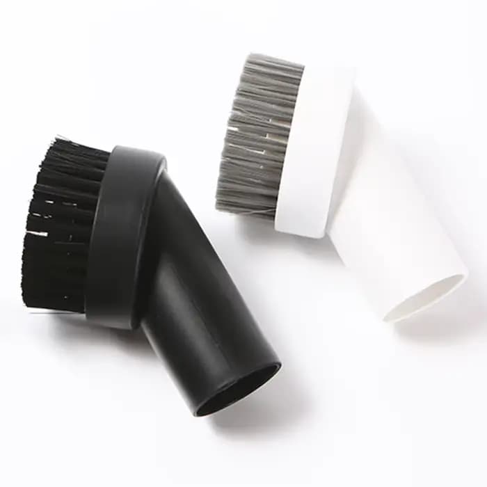 Brosse à poussière ronde en crin de cheval