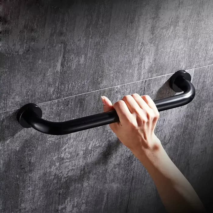Barre d'appui noire 30/40/50cm pour personnes âgées