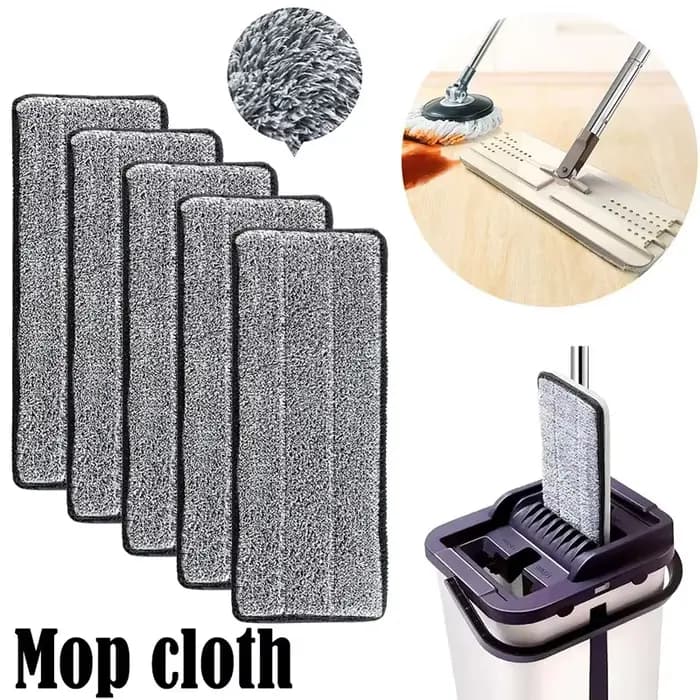 Lot de 3/6/9 tampons de rechange en microfibre pour balai