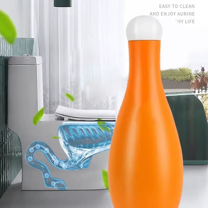 Nettoyant pour cuvette de toilette avec forme de Bowling