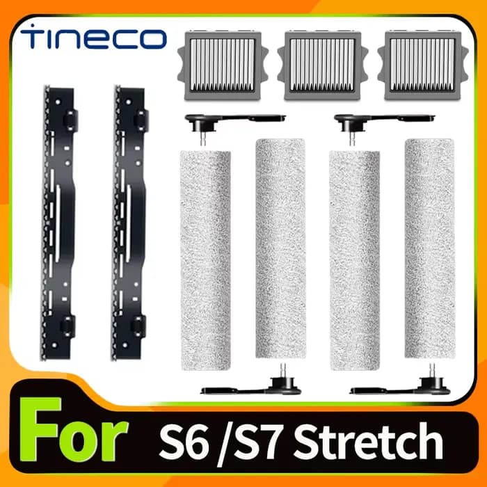 Brosse pour Tineco Floor One S6 Switch/S6 Stretch/S7 extensible sans fil humide sec aspirateur rouleau