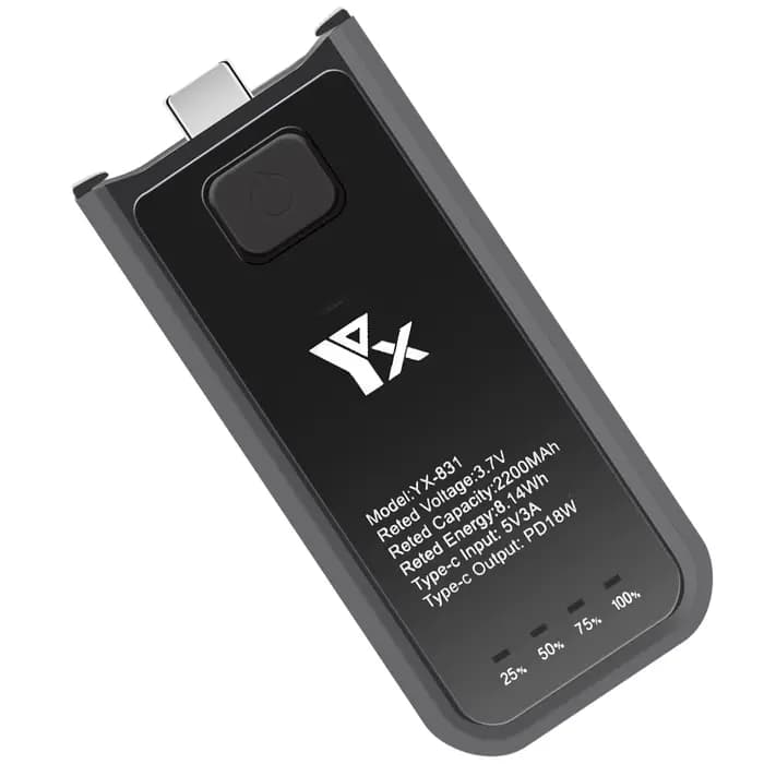 Chargeur de caméra pour DJI Osmo Pocket 3, accessoire de poignée à longueur accrue pour un contrôle et une stabilité améliorés 