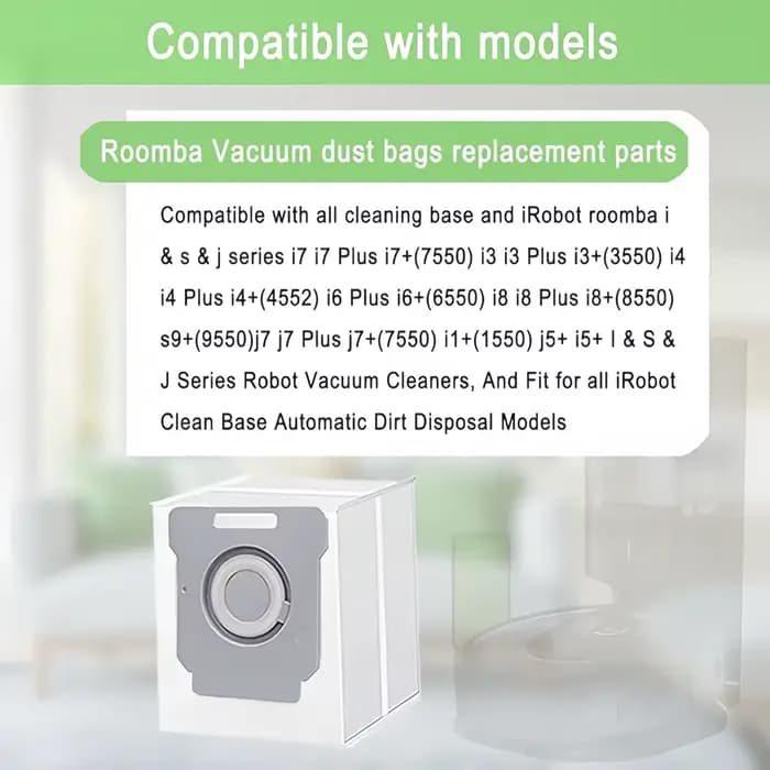 Sacs à poussière compatibles avec les robots Roomba i1+