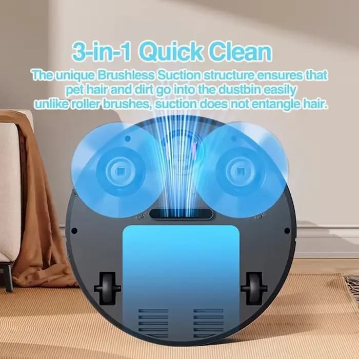 Nouveau robot aspirateur intelligent 3-en-1 2026