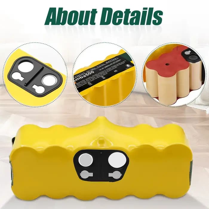 'Roomba Battery Batterie d'origine pour aspirateur 144 V iRobot