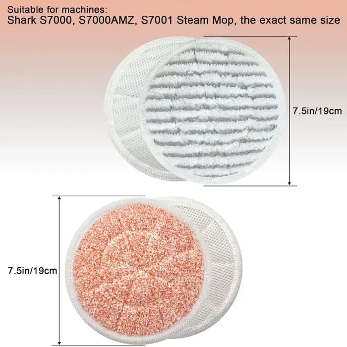 Tampons de vadrouille à vapeur pour Shark S7001 S8201 S8001 S7201 S7000 S7000AMZ S7001TGT série améliorée