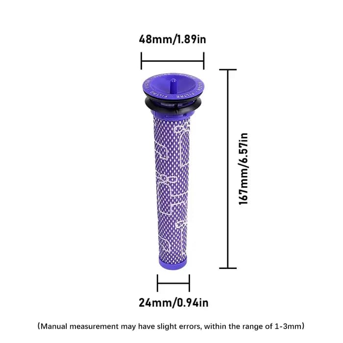 Kit d'aspirateur de remplacement de filtre pour aspirateur sans fil Dyson V7 V8 Absolute Animal