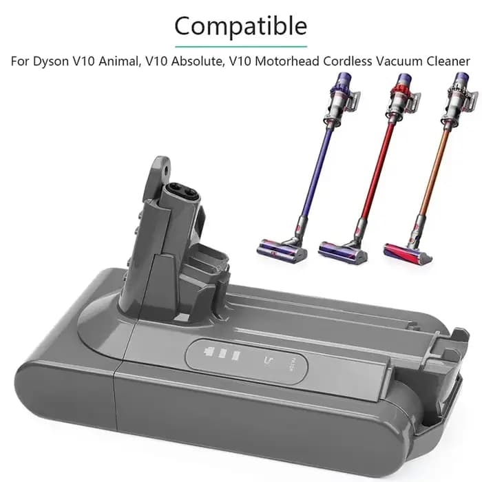 Batterie pour aspirateur Dyson V10 / SV12 / Animal V10 / Absolute 969352-02 206340 25