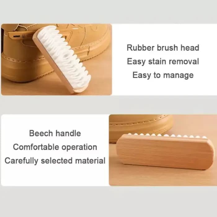 Kit de brosses en daim pour enlever les taches avec gomme