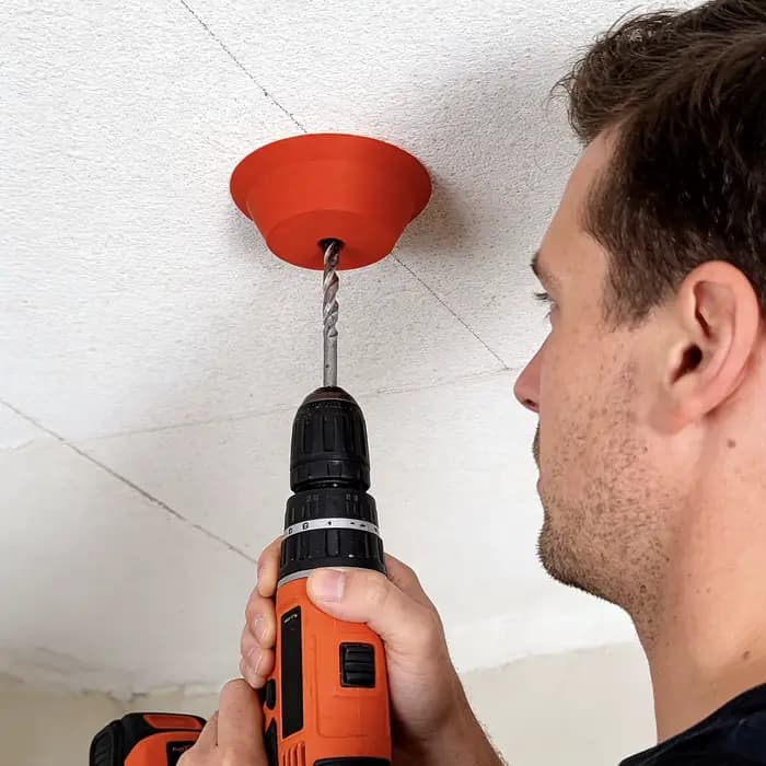 Nouvel aspirateur de chantier pour perçage de plafond