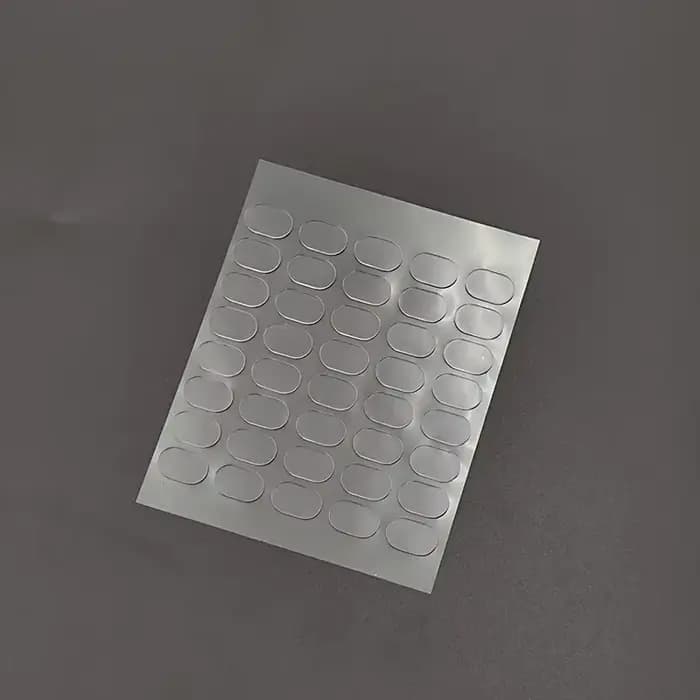 200 pièces de coussinets adhésifs transparents double face - Non marquant