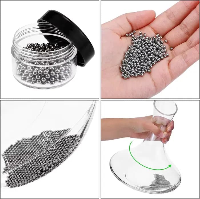 Brosse de nettoyage avec boule propre en acier