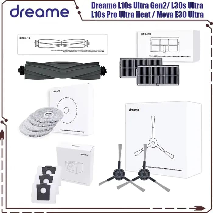 Pièces détachées pour robot aspirateur Dreame L10s Ultra Gen 2/L10s Pro