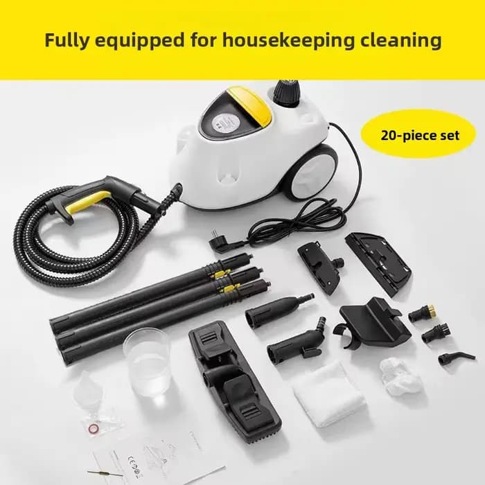 "Nettoyant vapeur professionnel 2100 W – Désinfectant robuste pour les détails de voitures
