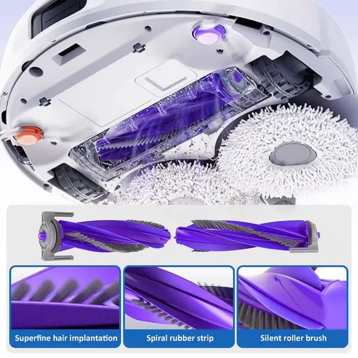 Brosse principale pour aspirateur robot Narwal Freo X Ultra/Freo X Plus/Freo Z Ultra/Narwal Flow/J4/Lite/J5/J5X/J6