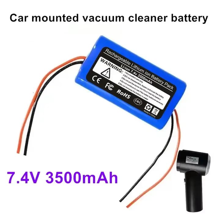 Batterie de recharge pour aspirateur de voiture
