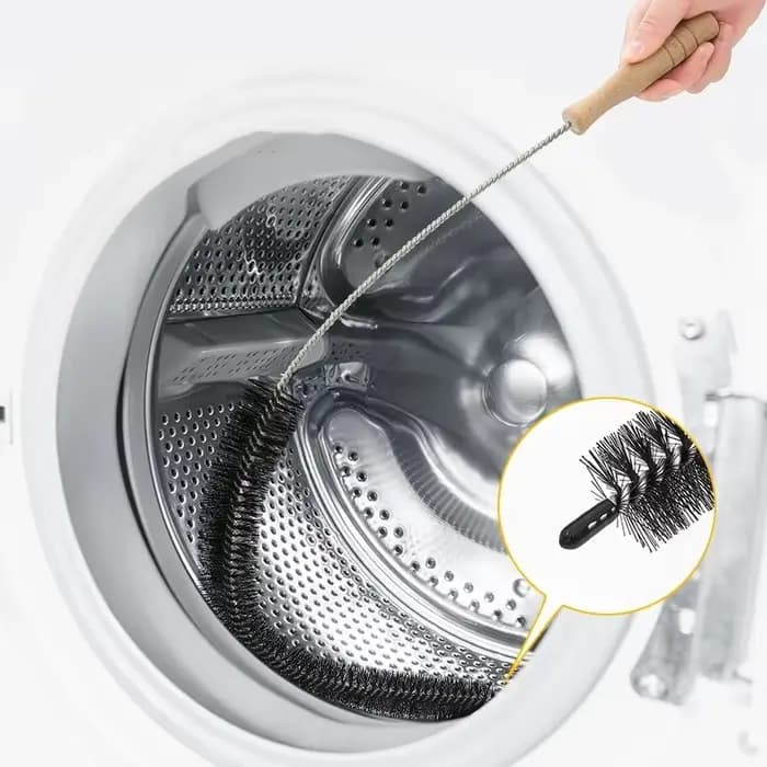 Kit de nettoyage des conduits de sèche-linge avec brosse anti-peluches pour nettoyer efficacement